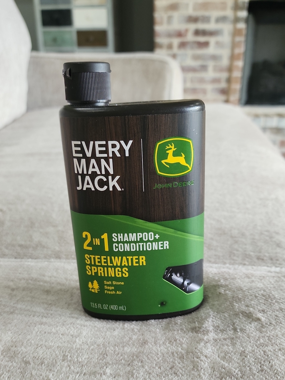 NWT Every Man Jack X John Deere 2 In 1 Shampoo & Conditioner- Steelwater Springs